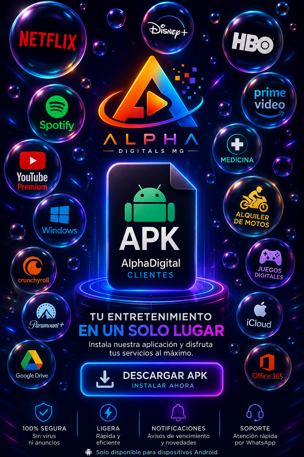 AlphaDigital Clientes Descargar APK